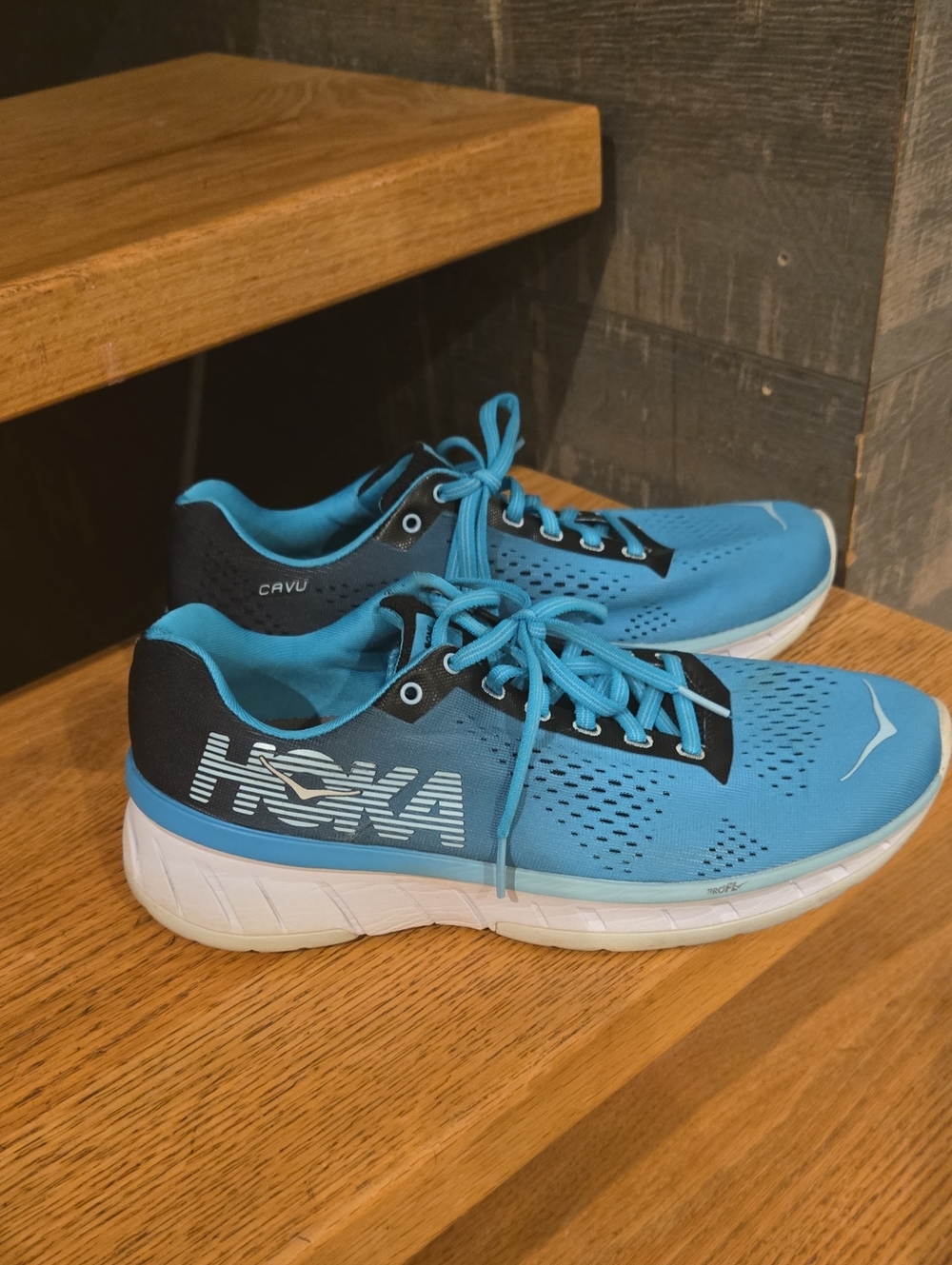 Hoka Cavu Running Shoes - Teal Blue,exselent Condition